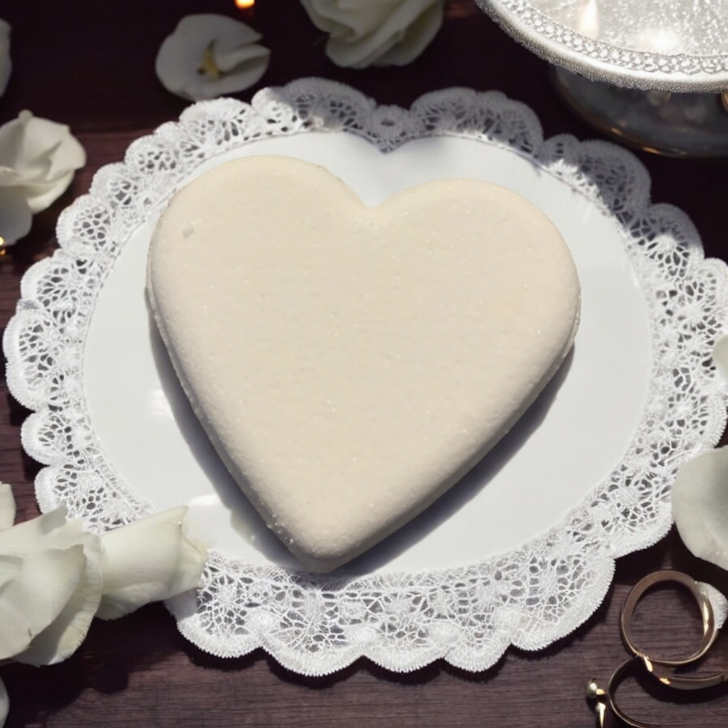 All Natural Heart Bath Bomb