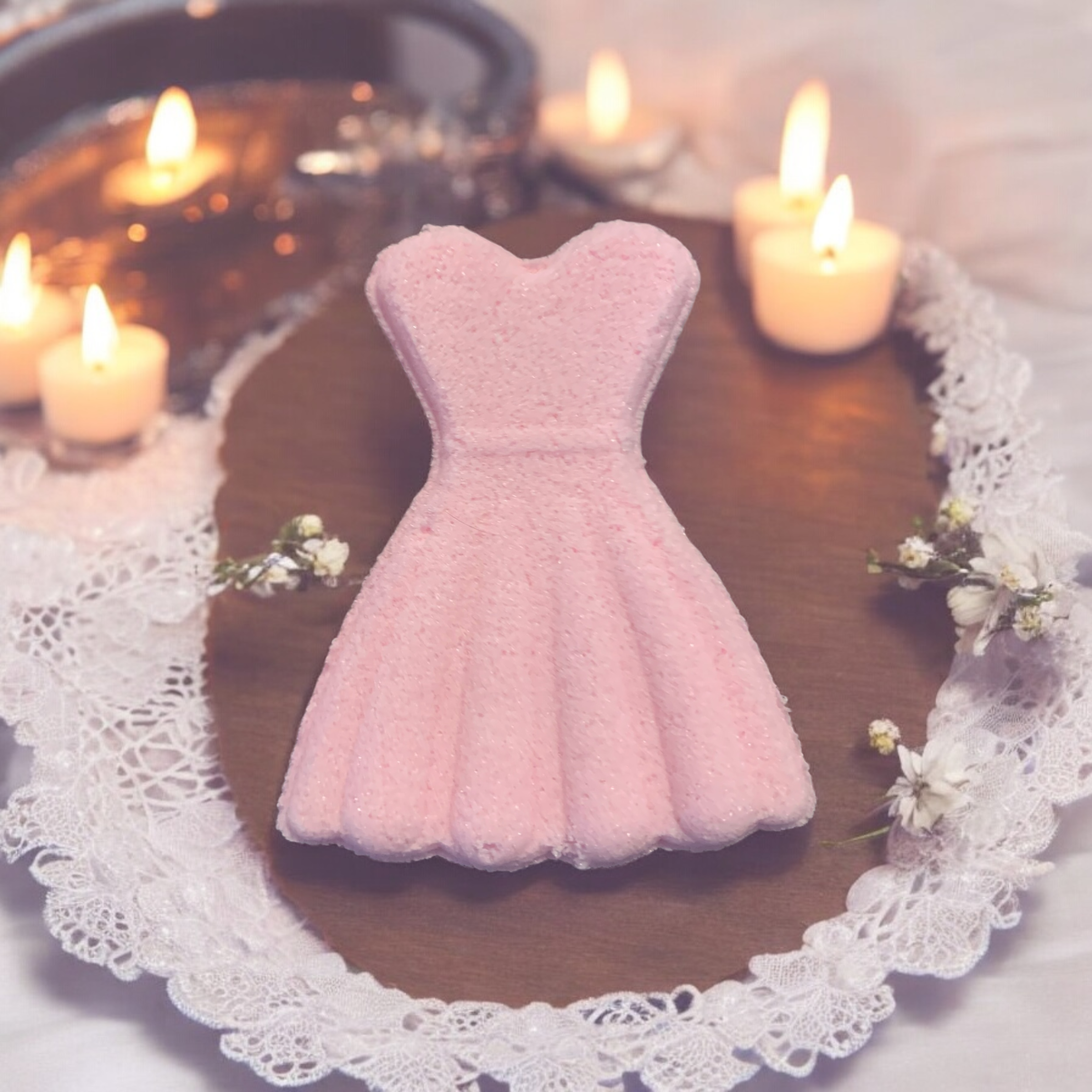 All Natural Bath Bomb Dress